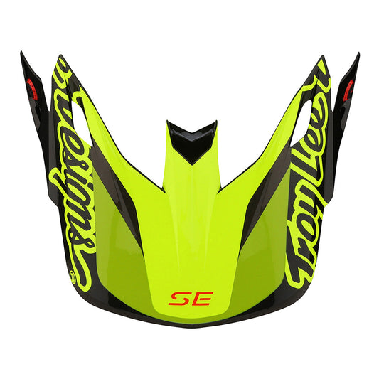 Troy Lee SE5 Visor Omega Black / Flo Yellow