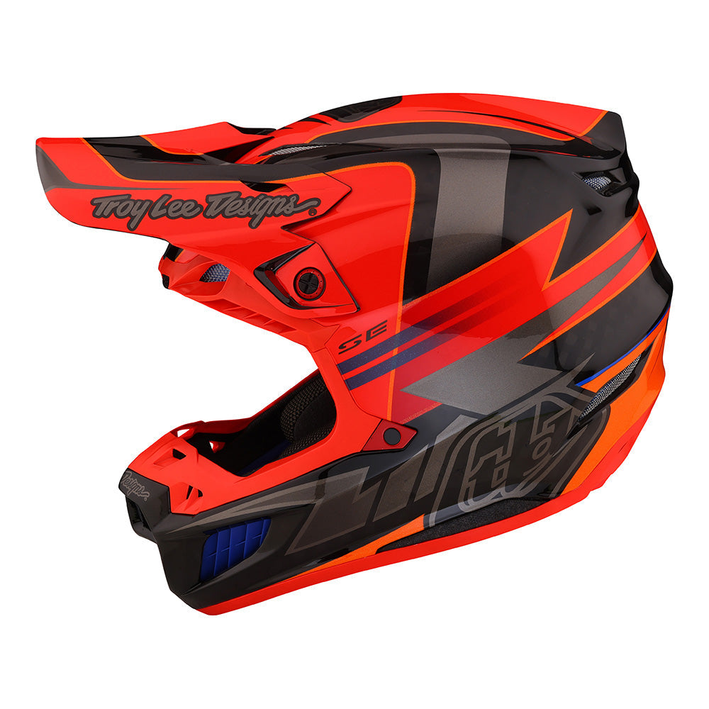 Troy Lee SE5 Carbon Helmet W/MIPS Saber Rocket Red