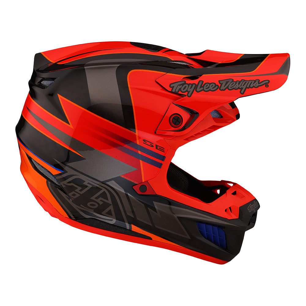 Troy Lee SE5 Carbon Helmet W/MIPS Saber Rocket Red