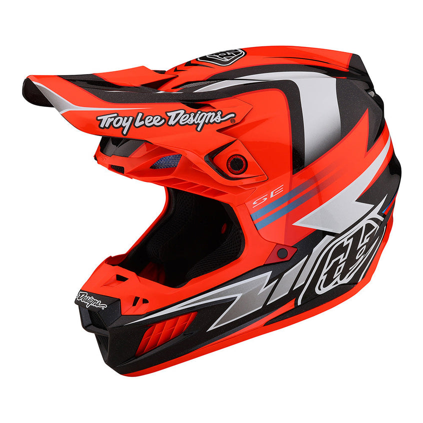 Troy Lee SE5 Composite Helmet W/MIPS Saber Neo Orange