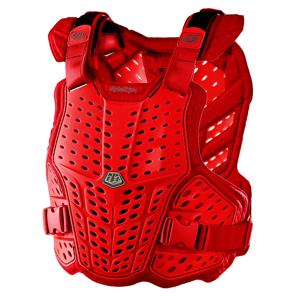 Troy Lee YOUTH ROCKFIGHT CHEST PROTECTOR SOLID Red