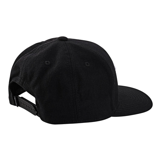 Troy Lee Curved Bill Snapback Bolt Black