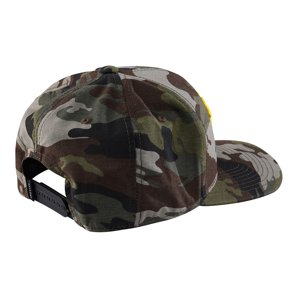 Troy Lee Curved Bill Snapback Bolt Forest Camo