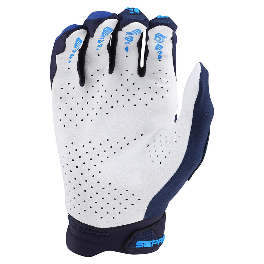 SE Pro Glove Solid Navy/Cyan