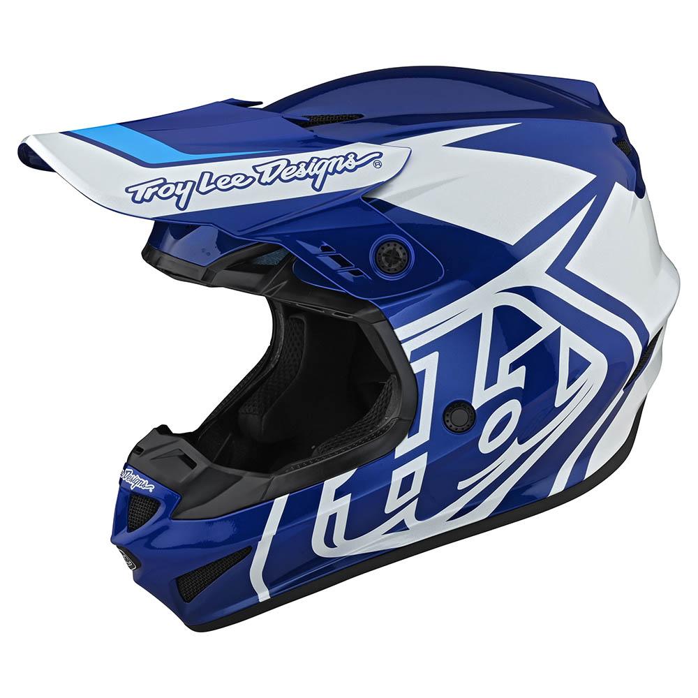 Troy Lee GP HELMET OVERLOAD Blue/White