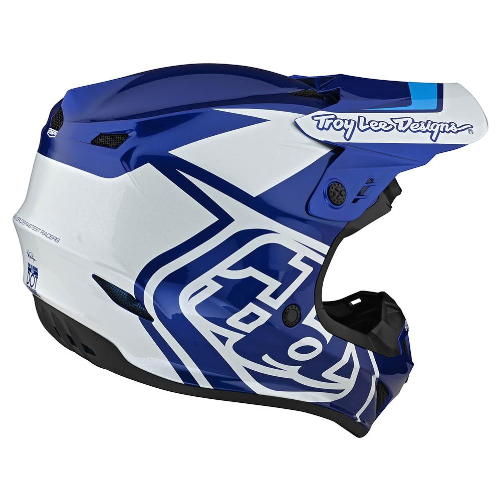 Troy Lee GP HELMET OVERLOAD Blue/White