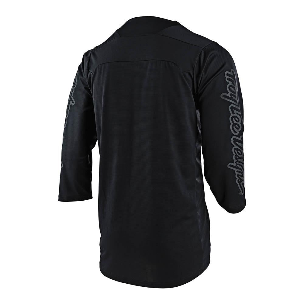 Troy Lee RUCKUS 3/4 SLEEVE JERSEY SOLID Black